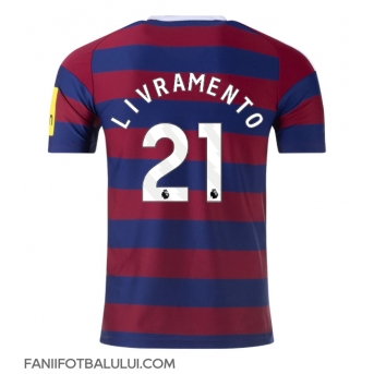 Newcastle United Tino Livramento #21 Tricou Fotbal Replică 2024-25 Barbati Deplasare